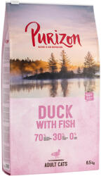 Purizon 6, 5kg Purizon Adult kacsa & hal - gabonamentes száraz macskatáp