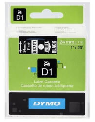 DYMO D1 24mmx7m fekete/fehér feliratozógép szalag (NDY0720930) - tobuy