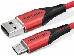 Vention Luxury USB 2.0 to microUSB Cable 3A Red 1.5m Aluminum Alloy Type (COARG)