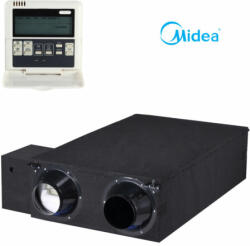 Midea HRV-D2000(B)-KJR-27B/E hővisszanyerős szellőztető (standard távszabályzóval, kábellel) (HRV-D2000 (B)) - hideget