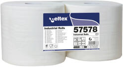 Celtex Superlux Ipari törlő, 3 réteg, cellulóz, 24x34cm, 500 lap, 2 tekercs/zsugor (57578)
