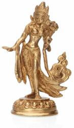 Bodhi Táncoló Tara réz szobor, kb. 13 cm - Bodhi