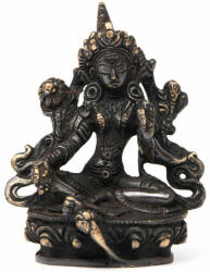 Bodhi Tara réz szobor (fekete), kb. 10 cm - Bodhi