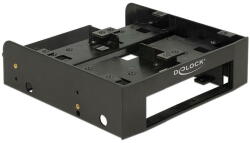 DELOCK 5.25″ Installation Frame for 1 x 3.5″ + 2 x 2.5″ hard drives (18000)