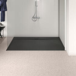 Ideal Standard Cadita de dus dreptunghiulara Ideal Standard i. life Ultra Flat S negru intens 200x100 cm (T5235FV) - neakaisa