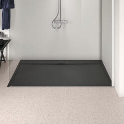 Ideal Standard Cadita de dus dreptunghiulara Ideal Standard i. life Ultra Flat S negru intens 180x100 cm (T5245FV) - neakaisa
