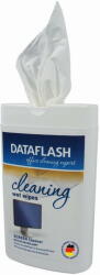 DATAFLASH Servetele umede mici pentru curatare monitoare TFT/LCD/notebook, 100/tub, DATA FLASH (DF-1522)