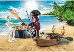Playmobil Set Pirat Si Barca Cu Vasle - Playmobil Pirates (pm71254)