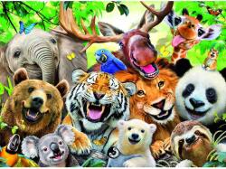 Ravensburger Puzzle Selfie Cu Animale Exotice, 300 Piese - Ravensburger (rvspc13354) Puzzle