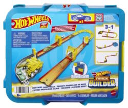 Mattel Hot Wheels Track Builder Lightning Boost Pack - Villámsebesen hordozható pályaszett