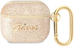  Guess Glitter - AirPods 3 tartó - arany csillámos, műanyag Airpods 3 tartó - tokgalaxis
