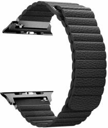BStrap Leather Loop szíj Apple Watch 38/40/41mm, Black