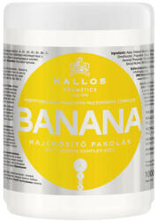  Masca de par Banana pentru fortifiere Kallos, 1000 ml