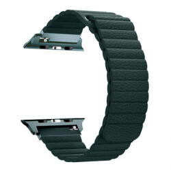 BSTRAP Leather Loop szíj Apple Watch 38/40/41mm, Dark Green (SAP010C01)