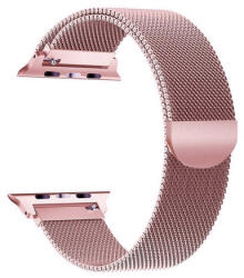 BSTRAP Milanese szíj Apple Watch 38/40/41mm, Rose Pink (SAP004C06)