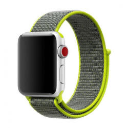 BSTRAP Nylon szíj Apple Watch 38/40/41mm, Green (SAP005C03)