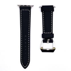 BSTRAP Leather Lux szíj Apple Watch 38/40/41mm, black (SAP011C04)