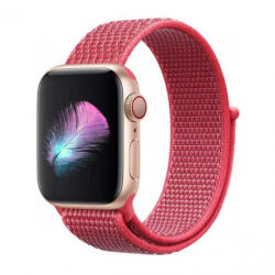 BSTRAP Nylon szíj Apple Watch 38/40/41mm, Pink (SAP005C24)
