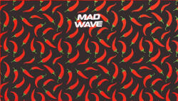 Mad Wave chilli microfibre towel negru/roşu Prosop