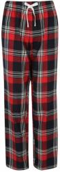 SF (Skinnifit) Pantaloni de pijama din flanelă pentru femei - Roșie / albastru închis | XXS (SK083-1000224154)