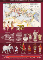 Stiefel A Római Birodalom a Kr. u. I-II. században, iskolai történelmi oktatótabló (DTK111-L)