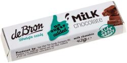 DEBRON Baton De Ciocolata Cu Lapte Debron Fara Zahar Cu Indulcitori DEBRON 42GR