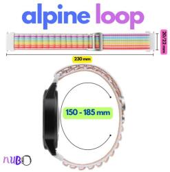 Garmin 20mm alpine loop szövet szíj, Szíj mérete 20 mm, Szín Pink