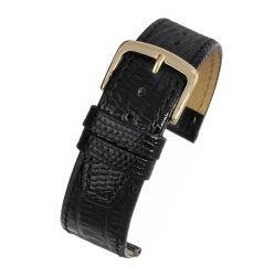 LBS Curea Piele Textura Reptila Neagra 12mm