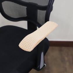 Forcheer 1 pár KÖRBEGUMIS KarfaHuzat forgószékhez (vízlepergető, bézs)