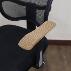 Forcheer 1 pár KÖRBEGUMIS KarfaHuzat forgószékhez (vízlepergető, karamell barna)