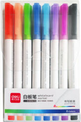 Deli Marker whiteboard slim DELI S504, 8 buc/set