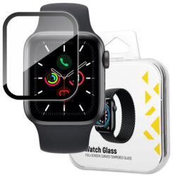 MG Watch Glass Hybrid sticla temperata pentru Apple Watch 4/5/6/SE 40mm, negru