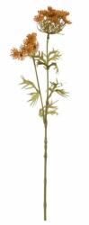 Bizzotto Set 12 flori artificiale portocalii verzi 13x67 cm (0172468)