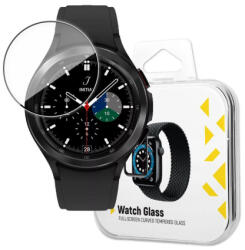 MG Watch Glass Hybrid sticla temperata pentru Samsung Galaxy Watch 4/5 44 mm, negru