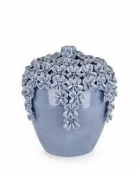 Bizzotto Vaza flori portelan albastru Treasure 20x23 cm (0501471)