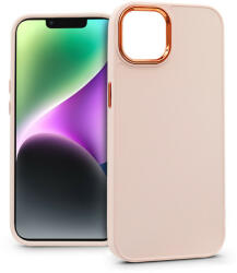 Haffner Apple iPhone 14 szilikon hátlap - Frame - rózsaszín