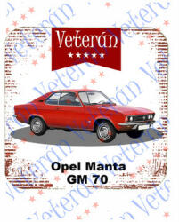  Veterán autós poháralátét - Opel Manta GM 70 (580531)