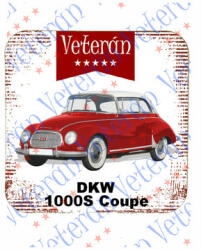 Veterán autós poháralátét - DKW 1000s Coupe (895577)