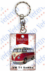 Veterán autós kulcstartó - VW T1 Samba (984728)