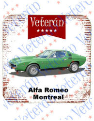  Veterán autós poháralátét - Alfa Romeo Montreal (890712)