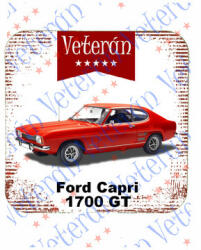 Veterán autós poháralátét - Ford Capri 1700 GT piros (510298)