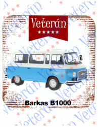  Veterán autós poháralátét - Barkasz kék 1000 (405810)