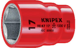 KNIPEX 98 47 12 Dugókulcsbetét hatlapfejű csavarokhoz 1/2"-os belső négyszöggel 55 x 26 x 26 mm (98 47 12)