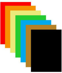  Színes papírok, A/4, 80 g, 7 szín, 100 lap/cs (CRW-ISKE189) - mesescuccok