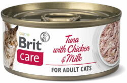Brit Care Adult tuna with chicken & milk 24x70 g