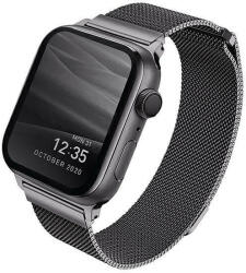 UNIQ pasek Dante Apple Watch Series 4/5/6/7/8/SE/SE2 38/40/41mm Stainless Steel grafitowy/graphite
