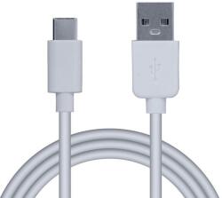Spacer Cablu de date Spacer, USB 3.0 (T) la Type-C (T), PVC 2.1A, retail pack, 1m, Alb (SPDC-TYPEC-PVC-W-1.0)