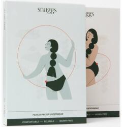  Snuggs Period Underwear Classic: Medium Flow Black menstruációs női alsó közepesen erős vérzéshez méret M