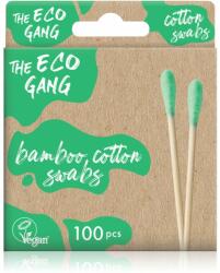  The Eco Gang Bamboo Cotton Swabs fültisztítók szín Green 100 db