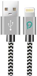 Spacer Cablu de date Spacer, USB 2.0 (T) la Lightning (T) pentru iPhone, braided, retail pack, 1.8m, Zebra (SPDC-LIGHT-BRD-ZBR-1.8)